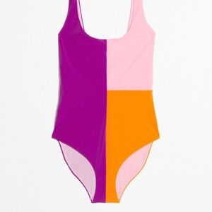 Other stories colorblock swimsuit excellent condition